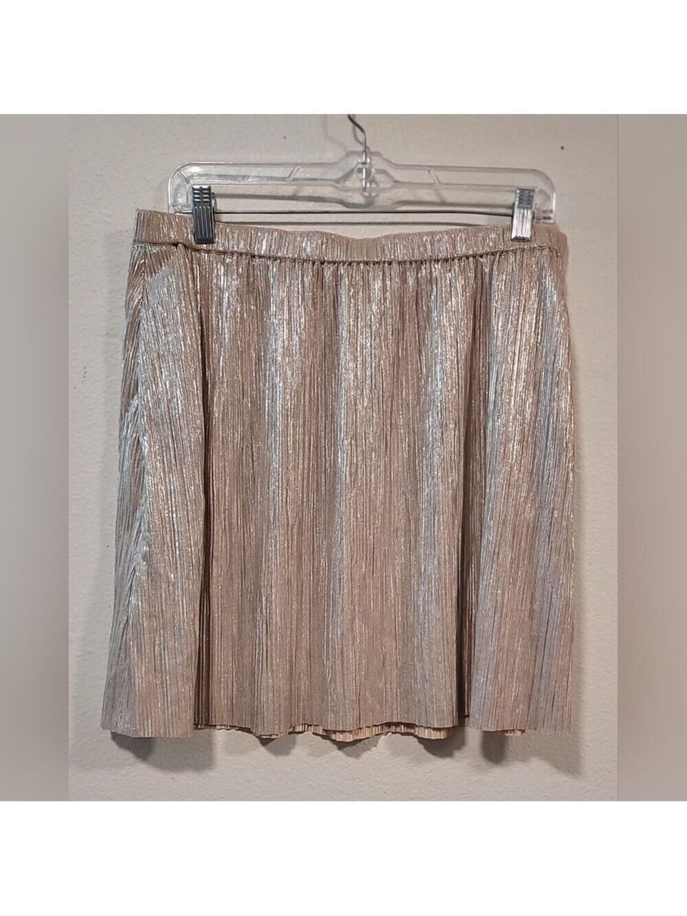 BCBGeneration Gold A-Line Mini Skirt Cocktail